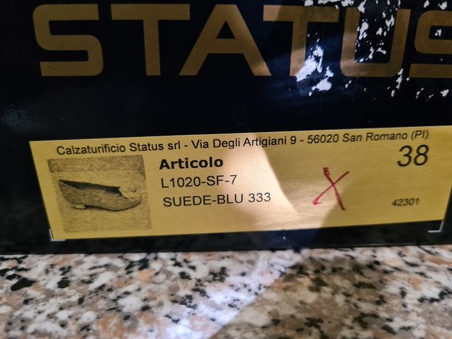 Ballerine blu nuove 38