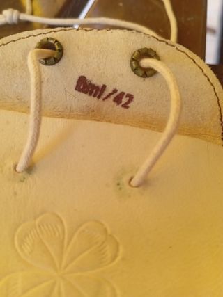 Bolsa de cuero para chapa de ide