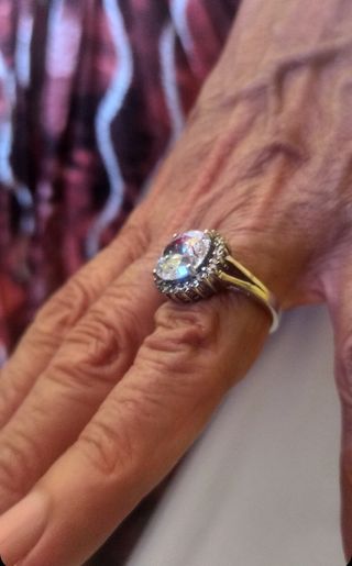 Anillos de plata 925 y circonitas. Elegante