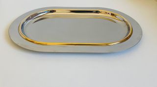 Vassoio acciaio e oro - Morinox
