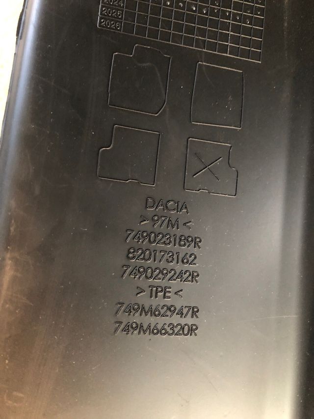 Alfombrillas traseras dacia sandero III 2021-