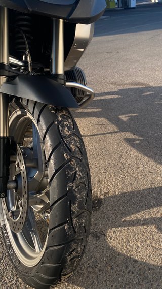 BMW 1200 GS lista para rodar