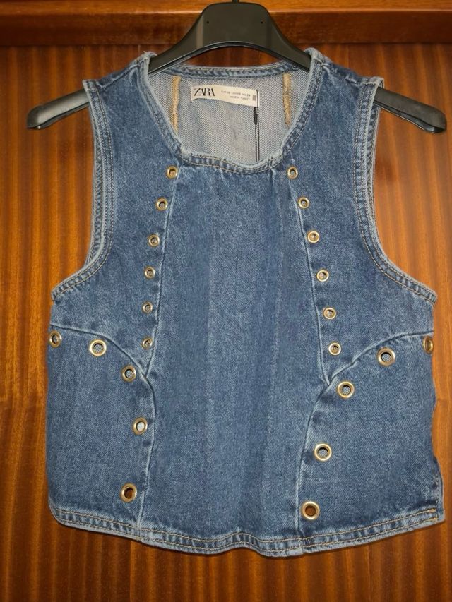 Top vaquero Zara