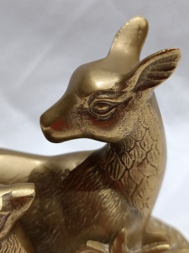 FIGURA FULVA IN BRONZO/METALLO