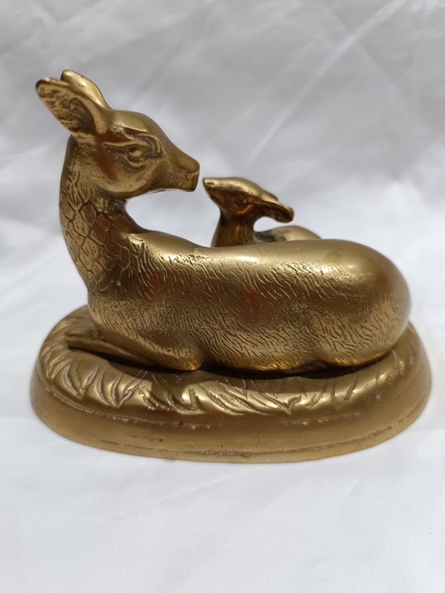 FIGURA FULVA IN BRONZO/METALLO