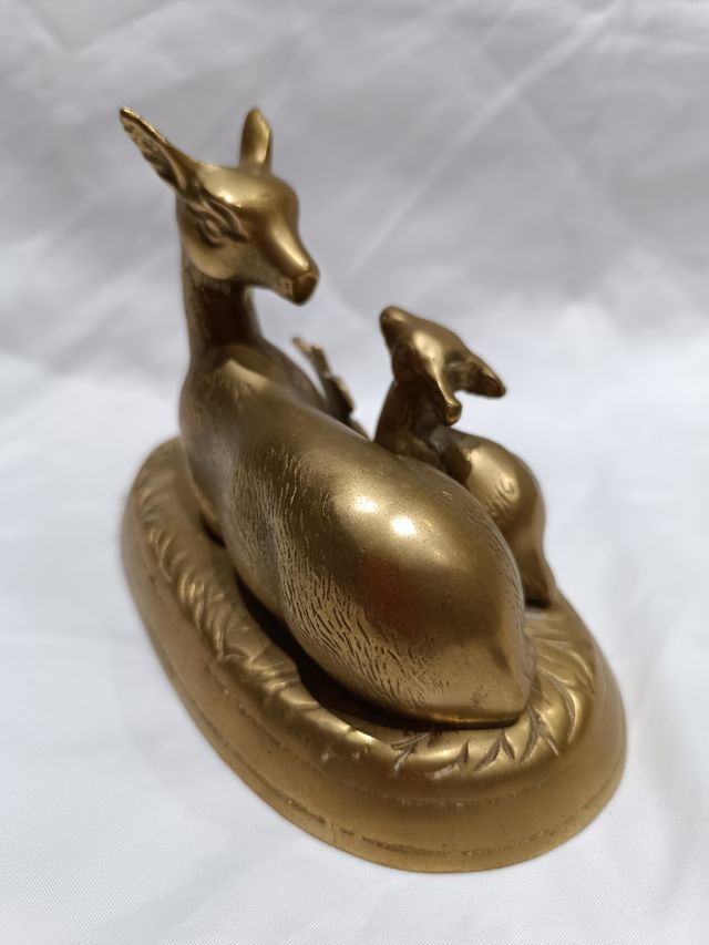 FIGURA FULVA IN BRONZO/METALLO