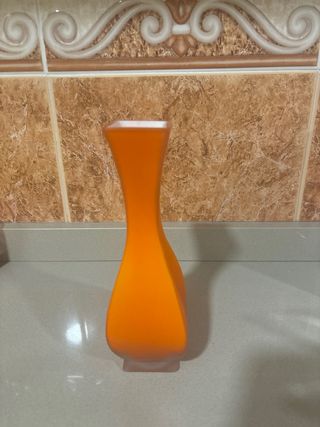 Jarrón pequeño naranja