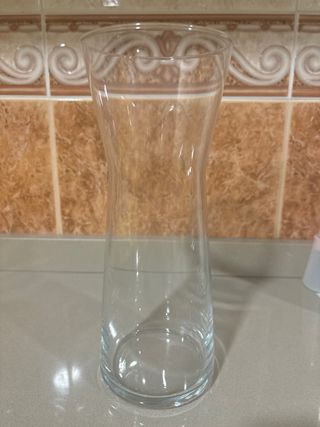 Jarrón de cristal