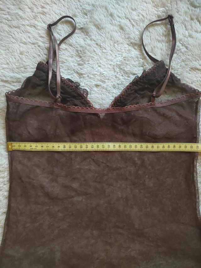 camisola encaje tirantes