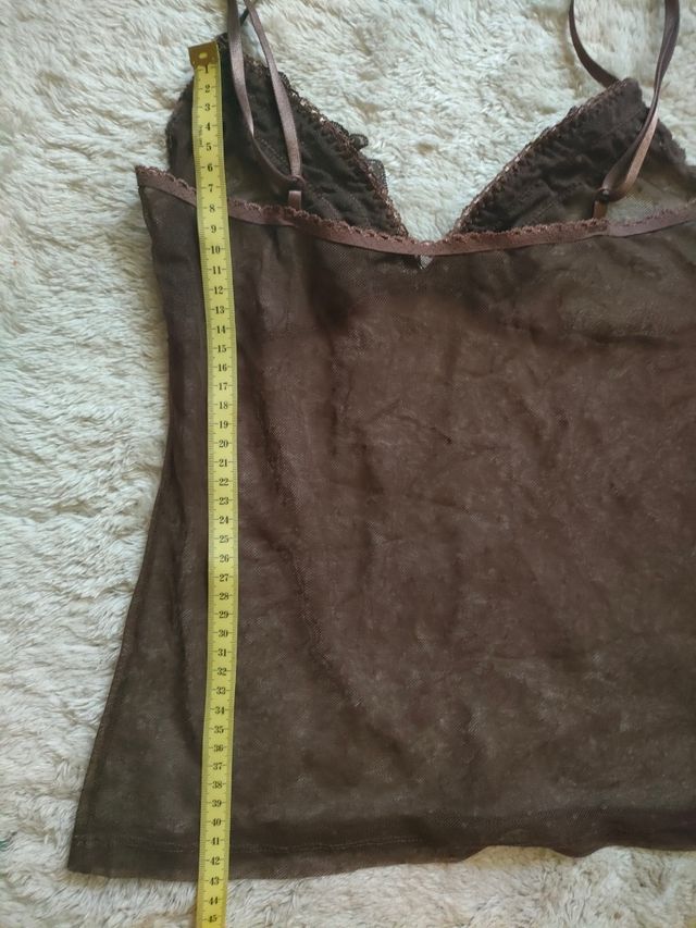 camisola encaje tirantes