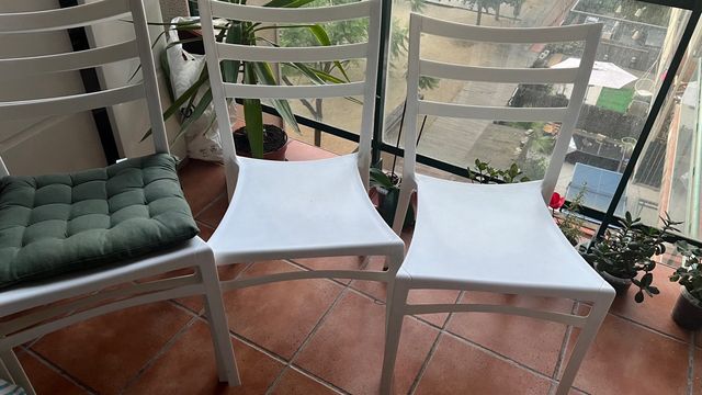Sillas de plastico