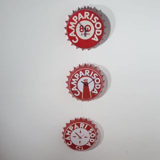 Trittico Orologi CAMPARI SODA