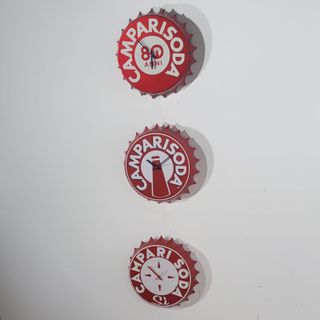 Trittico Orologi CAMPARI SODA