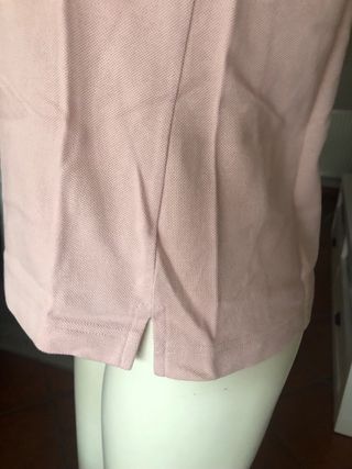 Polo Lacoste Live Mujer Rosa y Azul