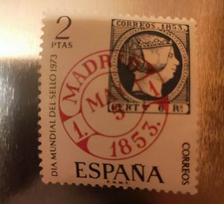 Sello día mundial del sello 1973