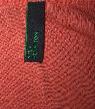 Camiseta tirantes Benetton talla M