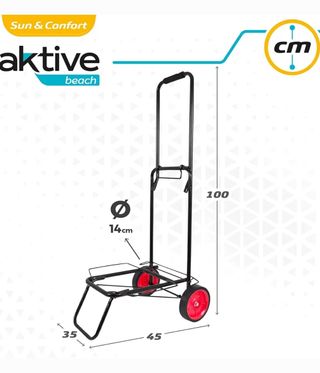 Carritos transporte plegables playa