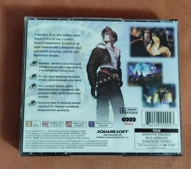 Final Fantasy 8 psx Usa