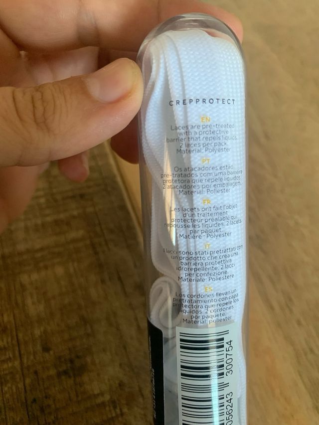 Lacci per scarpe Crep Protect ice white