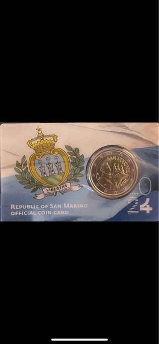 2 Euro San Marino 2024 coincard