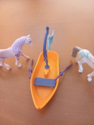 Barca y unicornio de Playmobil