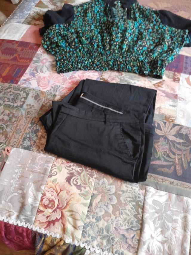 Blusa y pantalón por 5 las dos prendas.