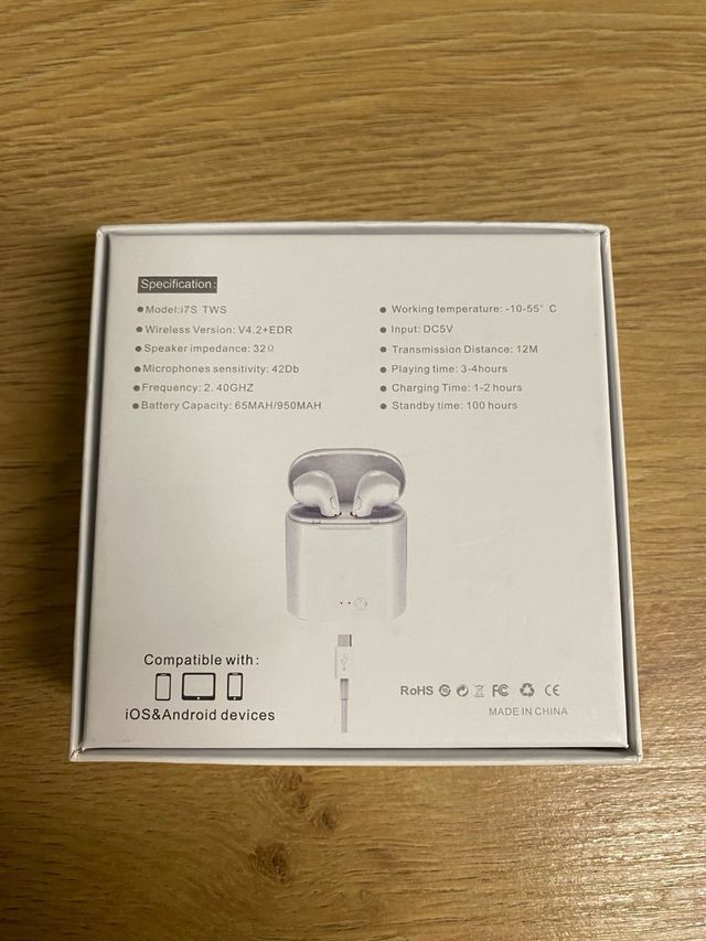 Cuffie auricolari bluetooth wireless