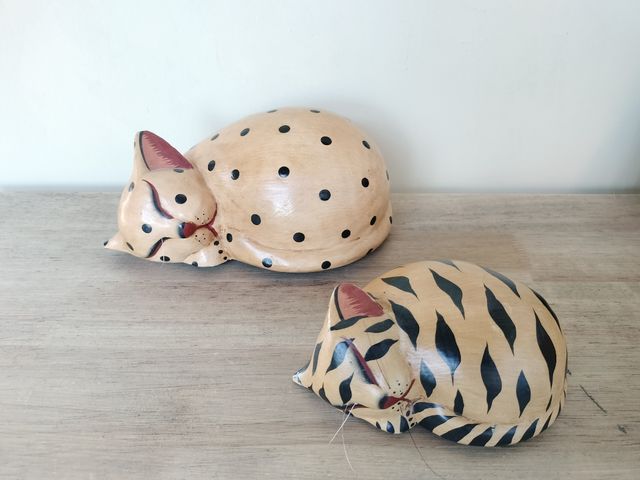 Figuras gatos decoracion