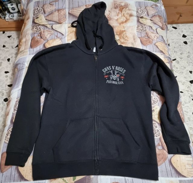 Guns N' Roses Vintage Skull Kapuzenjacke schwarz M