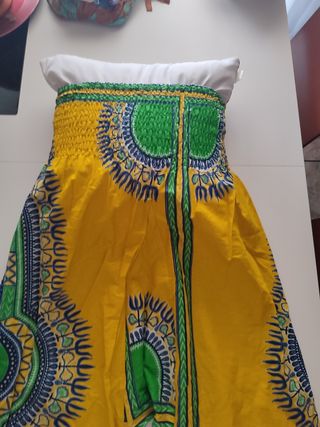 Mono sin tirantes amarillo