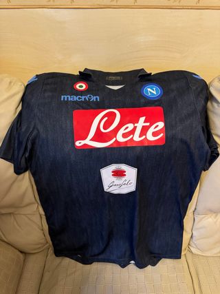 Maglietta Napoli Macron Higuain con firma