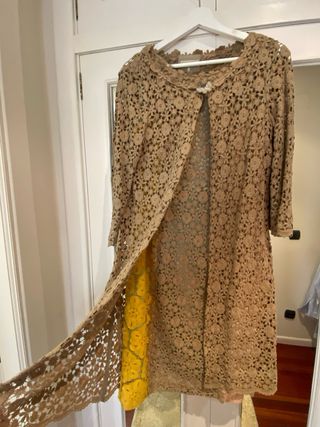 Vestido mujer con abrigo Oky