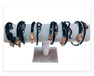 Pulseras raíz de coral auténtica 