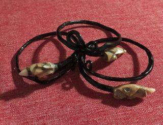 Pulseras raíz de coral auténtica 