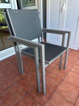 Silla exterior apilables