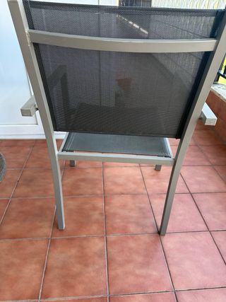 Silla exterior apilables