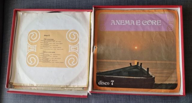 Addio mia bella Napoli cofanetto di 9 LP 33 giri