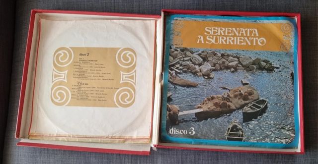 Addio mia bella Napoli cofanetto di 9 LP 33 giri