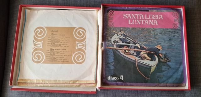 Addio mia bella Napoli cofanetto di 9 LP 33 giri