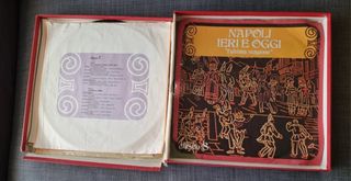 Addio mia bella Napoli cofanetto di 9 LP 33 giri