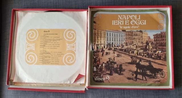 Addio mia bella Napoli cofanetto di 9 LP 33 giri