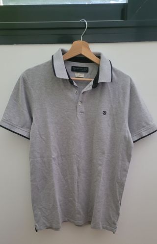 Polo gris Jack&Jones L