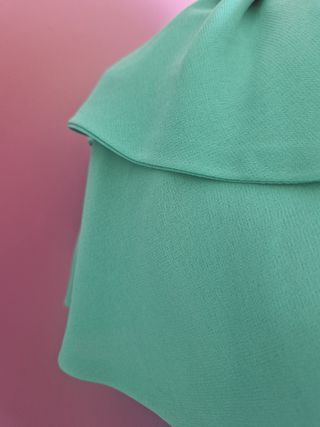 Vestido de algodón con detalles de strass