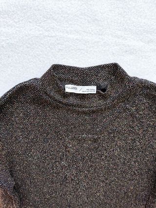 Top manga larga de fiesta talla M pull&b