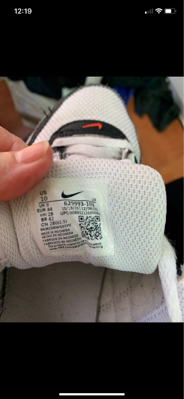 Deportivas nike “air max”, mod:command blanc