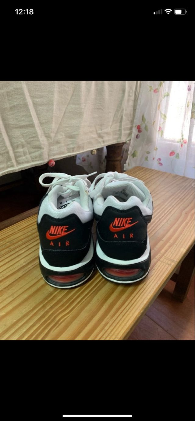 Deportivas nike “air max”, mod:command blanc