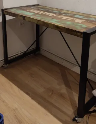 Mesa madera reciclada vintage