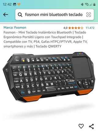 Fosmon Mini Teclado Inalámbrico !