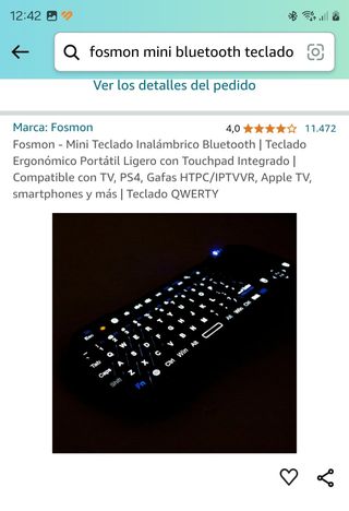 Fosmon Mini Teclado Inalámbrico !