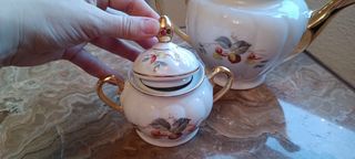 Juego café Santa Clara Mah Vigo vintage